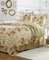 Greenland Home Fashions Antique Quilt Set, 2-Piece Twin