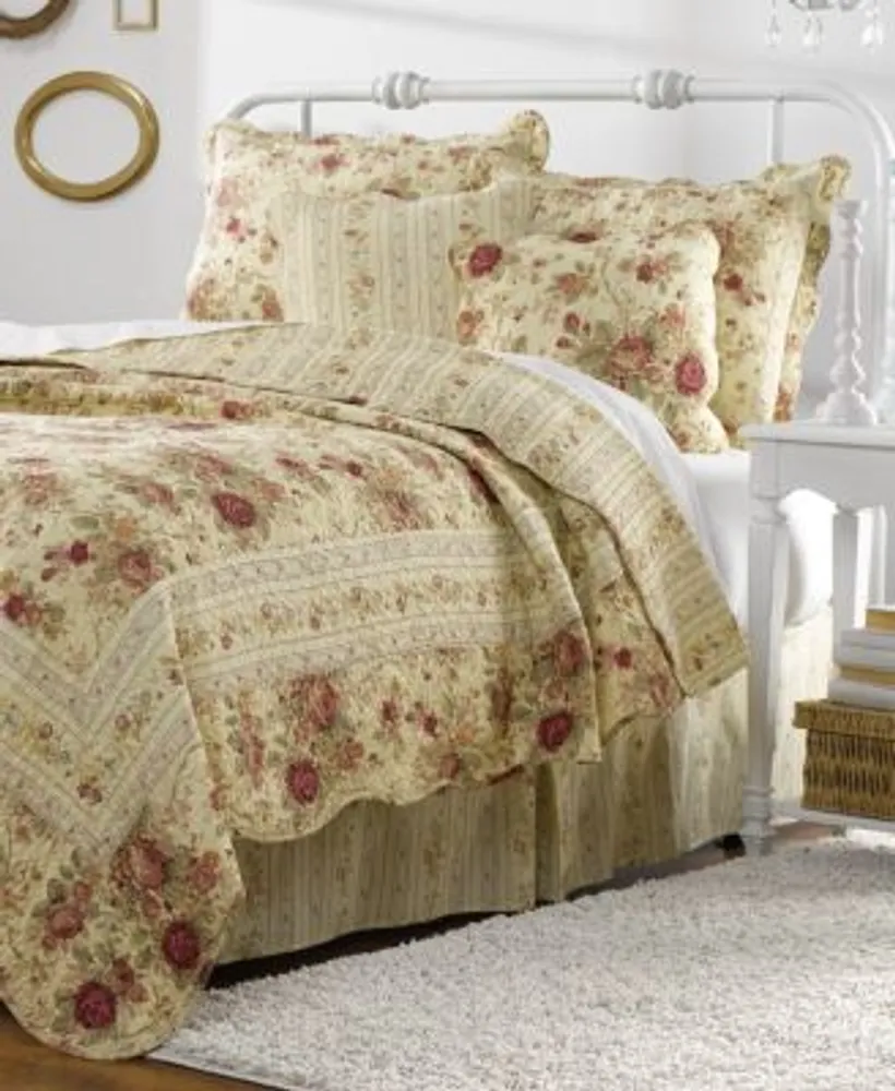 Greenland Home Fashions Antique Rose Quilt Sets