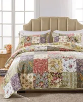 Greenland Home Fashions Blooming Prairie Quilt Set 3 Piece
