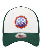 Men's New Era White Colorado Rockies City Connect 39THIRTY Flex Hat