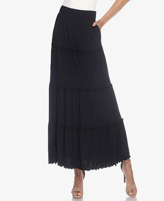 Women's Tiered Maxi Skirt