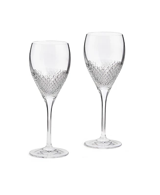 Vera Wang Wedgwood Diamond Mosaic Goblet, Set of 2