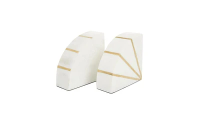 CosmoLiving by Cosmopolitan Glam Bookends, Set of 2