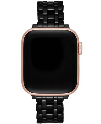 kate spade new york Black Stainless Steel Scallop Bracelet Band for Apple Watch, 38mm, 40mm, 41mm