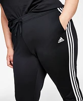 adidas Women's Essentials Warm-Up Slim Tapered 3-Stripes Track Pants, Xs-4X