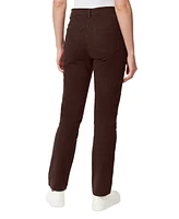 Gloria Vanderbilt Women's Amanda Colored Twill Straight-Leg Jeans, Regular & Short