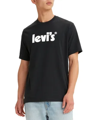 Levi's Men's Relaxed Fit Crewneck Poster Logo T-shirt