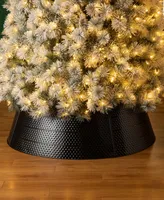 Glitzhome 40.5" Christmas Hammered Metal Tree Collar