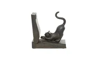 Eclectic Cat Bookends, Set of 2