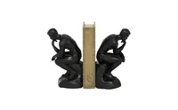 Polystone Retro Bookends, Set of 2