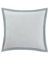 J Queen New York Blue Garden Sham, European
