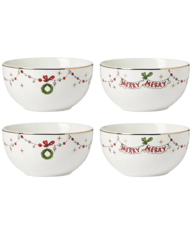 Lenox Merry Grinchmas All-Purpose Bowls Set of 4