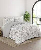 ienjoy Home Moonlight Stars Reversible 3-Pc. Comforter Set