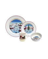 Villeroy & Boch Naif Christmas 4 Piece Place Setting