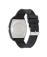 adidas Unisex Three Hand Project Two Resin Strap Watch 38mm