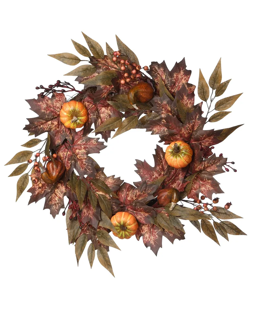 Autumn Ivy Wreath, 24"