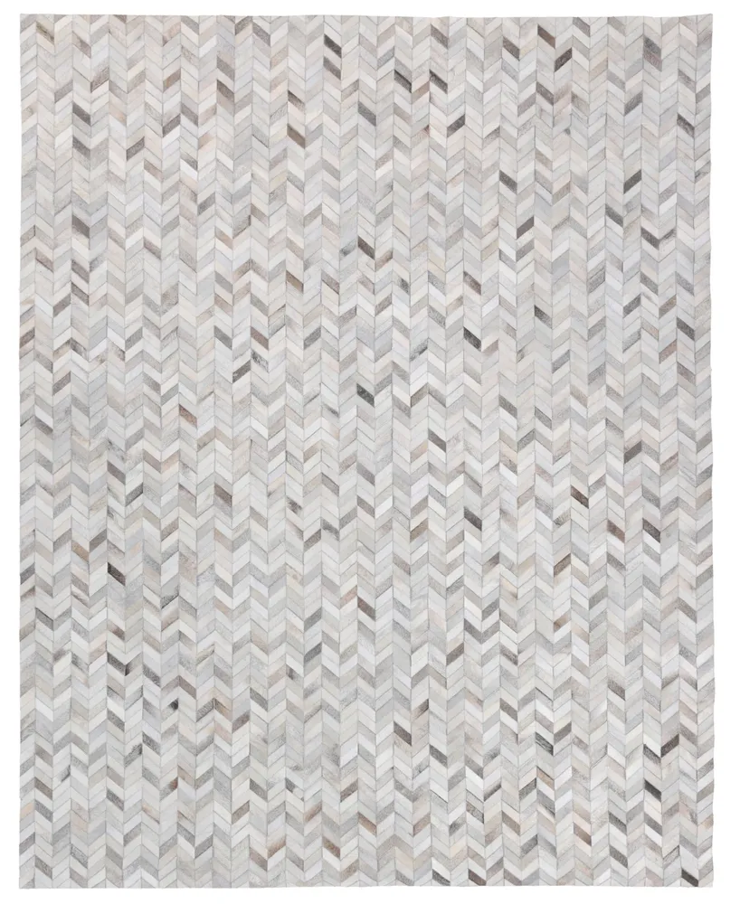 Exquisite Rugs Mosaic ER4062 5' x 8' Area Rug - Silver