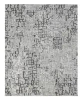 Exquisite Rugs Vista ER4339 6' x 9' Area Rug - Silver