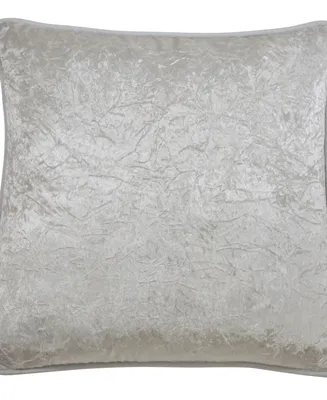 Saro Lifestyle Crushed Velvet Decorative Pillow, 22" x 22"