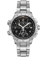 Hamilton Men's Swiss Chronograph X-Wind Stainless Steel Bracelet Watch 46mm