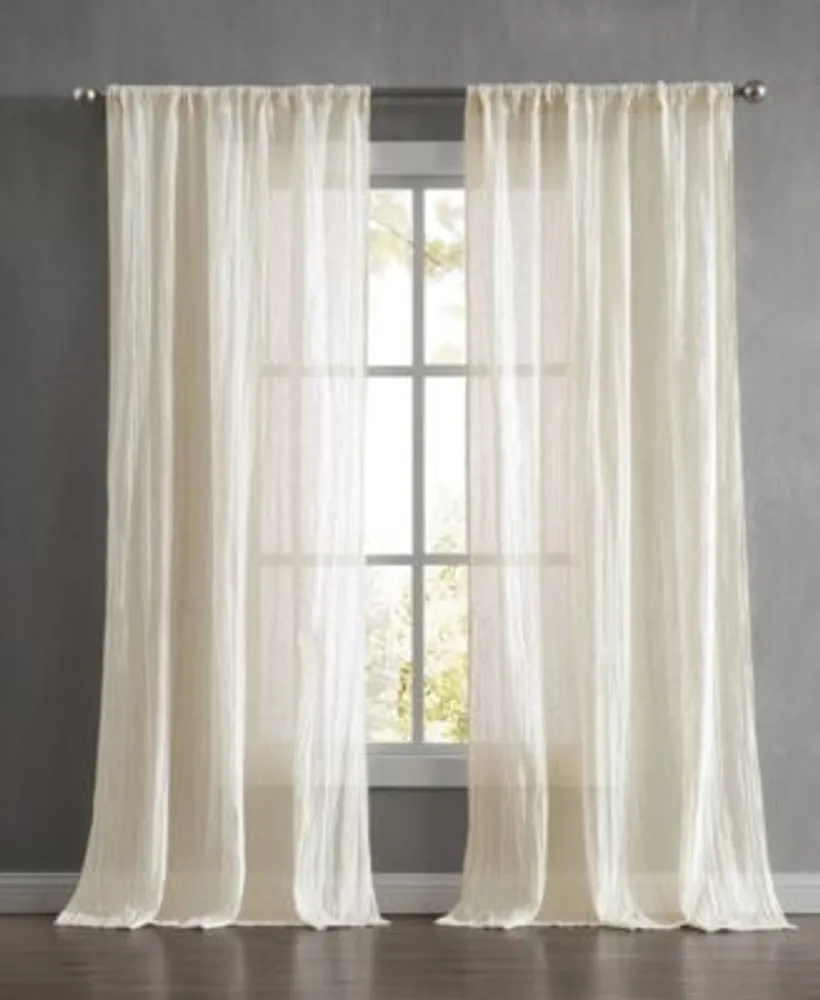 French Connection Charter Crushed Semi Sheer Window Collection