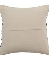 Saro Lifestyle Striped Woven Decorative Pillow, 20" x 20"