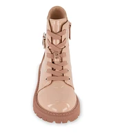 Dkny Little Girls All Over Logo Moto Boots