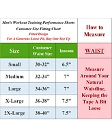 Men's Dry Tech Active Workout Training Running Performance Shorts