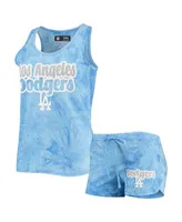 Women's Concepts Sport Royal Los Angeles Dodgers Billboard Racerback Tank Top and Shorts Set