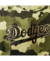 Women's New Era Green Los Angeles Dodgers 2022 Mlb Armed Forces Day Camo Racerback Tank Top