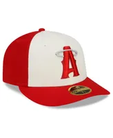 Men's New Era Red Los Angeles Angels City Connect Low Profile 59FIFTY Fitted Hat