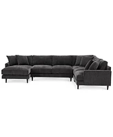 Mariyah Fabric 4-Pc. Sectional with Chaise, Created for Macy's