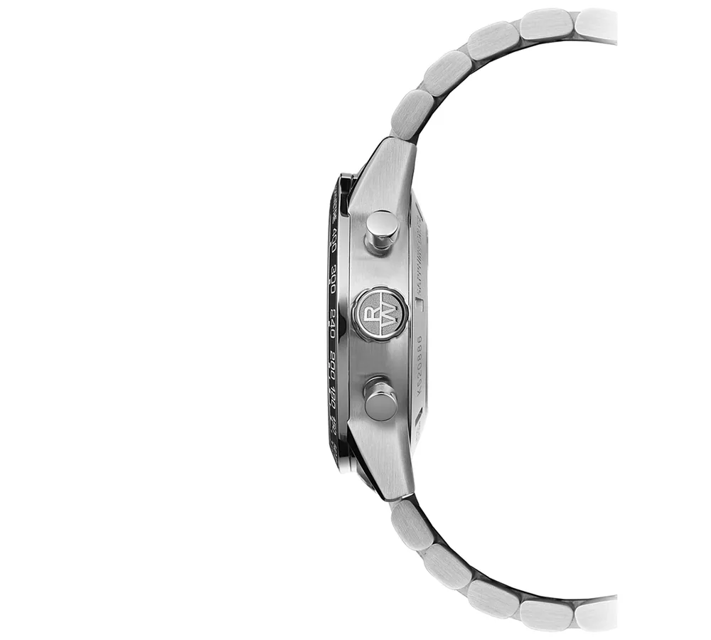 Raymond Weil Men's Swiss Automatic Chronograph Freelancer Stainless Steel Bracelet Watch 43.5mm