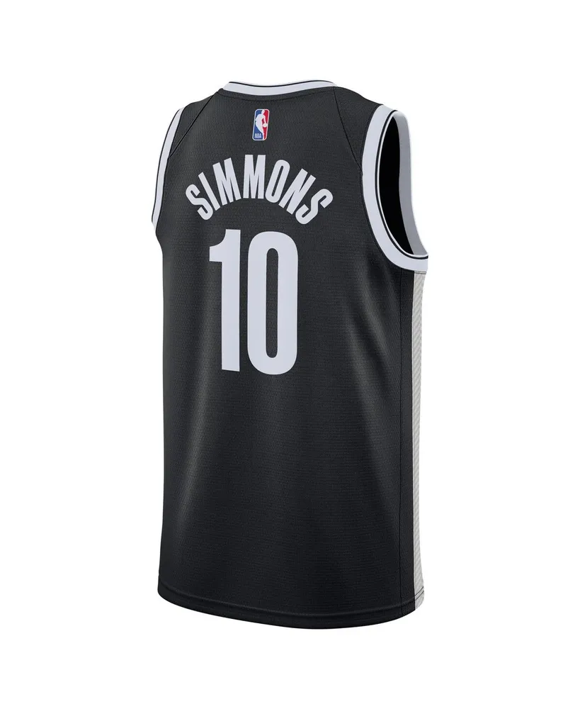 Men's Nike Ben Simmons Black Brooklyn Nets 2021/22 Swingman Jersey - Icon Edition
