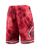 Men's Mitchell & Ness Red Chicago Bulls Hardwood Classics 1997 Galaxy Swingman Shorts