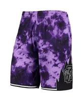 Men's Mitchell & Ness Purple Toronto Raptors Hardwood Classics 1998 Galaxy Swingman Shorts