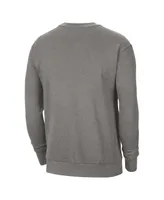 Men's Nike Heathered Gray Team 31 Nba 75th Anniversary Fleece Sweatshirt