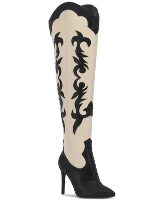I.n.c. International Concepts Women's Iresa Cowboy Boots, Created for Macy's