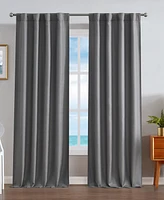 Nautica Virginia Ultimate Blackout Back Tab Window Curtain Panel Set