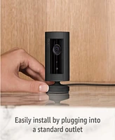 ring Stick Up Cam Plug-In - Black