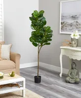 5.5' Fiddle Leaf Fig Artificial Tree