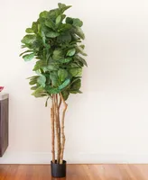 Nearly Natural 6' Fiddle Leaf Fig Tree