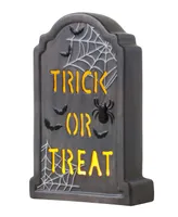 10" Led Tombstone -Trick or Treat