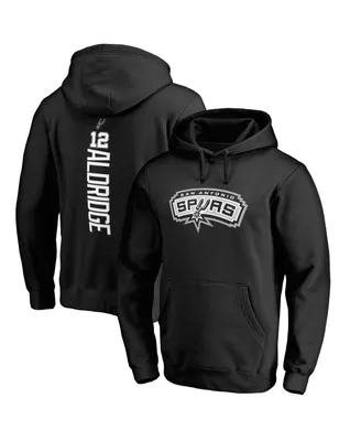 Men's LaMarcus Aldridge Black San Antonio Spurs Backer Pullover Hoodie