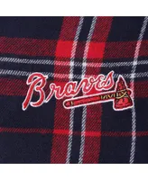 Men's Concepts Sport Navy and Red Atlanta Braves Big and Tall Flannel Pants