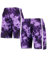 Men's Mitchell & Ness Purple Los Angeles Lakers Hardwood Classics 2009 Galaxy Swingman Shorts