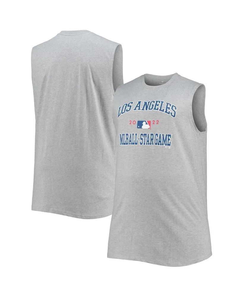 Mitchell & Ness Men's Gray, Navy Dallas Cowboys Split Body Big and Tall  Tank Top