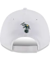 Men's New Era White Oakland Athletics League Ii 9FORTY Adjustable Hat