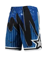 Men's Mitchell & Ness Blue Orlando Magic Hardwood Classics 1994 Hyper Hoops Swingman Shorts