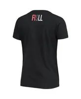 Women's Fisll Black Houston Rockets Social Justice Team T-shirt